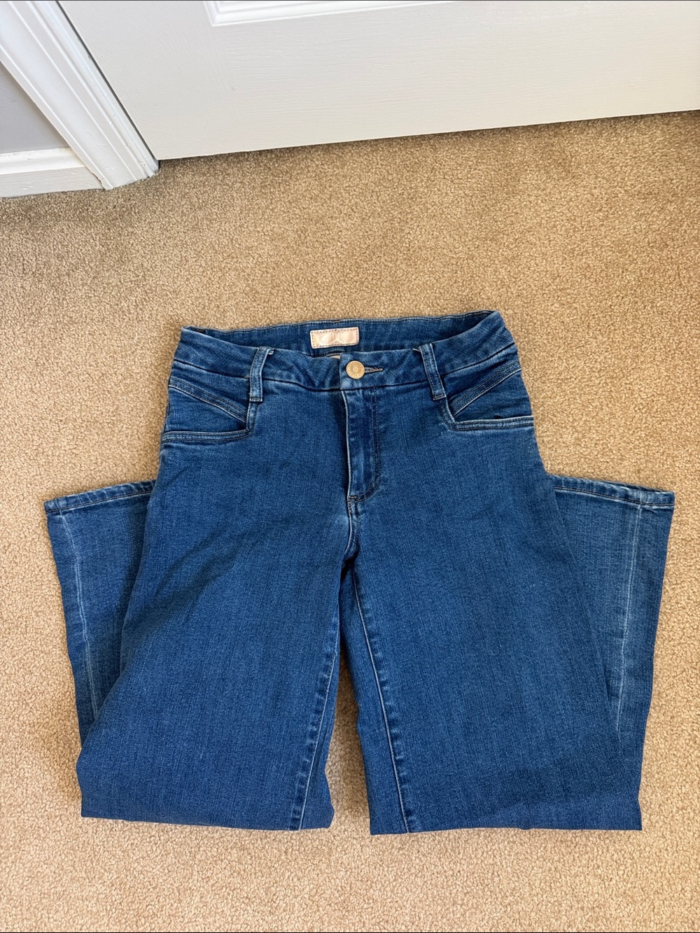 Kut from the Kloth Women's Blue wide leg jeans